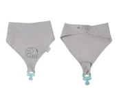 BabyJem Emzik Askılı Müslin Önlük 837 Gri thumbnail 1