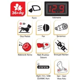 Pilsan Ranger Uzaktan Kumandalı Akülü Araba 12 Volt 05-107 Metalik Mavi - 5