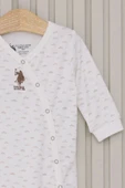 U.S.Polo Erkek Bebek Patikli Tulum USB2024 Krem - 2