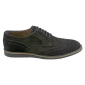 Kahverengi Süet Wingtip Bağcıklı Erkek Ayakkabı - 3