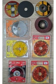 Ahşap Metal Mermer Granit Seramik kesici disk Seti Kesme Zımparalama Daire Disk Bıçak Takımı 115mm - 1