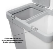 Motek Çamaşır Sepeti Yedek Parça Full Set 40LT 80LT Tümüne Uyumlu - 2