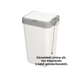 Motek Çamaşır Sepeti Çöp Kovası Yedek Yan Klips 40-80 Litre Uyumlu 2 Adet - 2