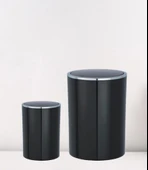 2’li Çöp kovası Siyah ( İnca Model ) 5 ve 2 Litre thumbnail 1