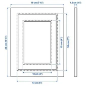 IKEA Vırserum 13x18 Cm Dekoratif Çerçeve Altın Rengi - 4
