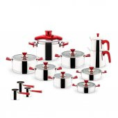 Aryıldız 22 Parça Piramid Red Cam İdeal Set - 1