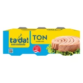 Tada Ayçiçek Yağlı Ton Balığı 3x75 Gr x 4 Adet - 3