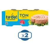 Tada Ayçiçek Yağlı Ton Balığı 3x75 Gr x 2 Adet - 2