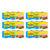 Tada Ayçiçek Yağlı Ton Balığı 3x75 Gr x 6 Adet - 2