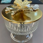 ELİSA CAM AYAKLI ŞEKERLİK NO:2 ALTIN - 1