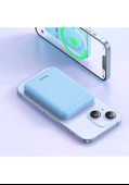 Mcdodo MC-3952 15W Mini Manyetik 5000 mAh Powerbank- Mavi - 3