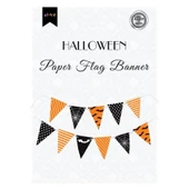Cadılar Bayramı Üçgen Banner Halloween Temalı 21*270cm - 2