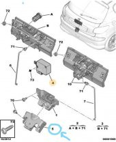 PEUGEOT  206 - 206 +   BAGAJ KAPUT  KILIT KARSILIGI     8724C0 - 3