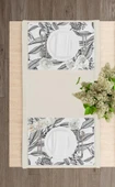 THE MİA FLOWER AMERİKAN SERVİS 6'LI SET 50X35 CM - 3