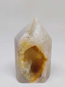 Kalsedon & Akik Druze Taşı Koleksiyonluk Piramit Uçlu (52996) thumbnail 5