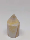 Kalsedon Taşı Kristalize Koleksiyonluk Piramit Uçlu (52998) - 4