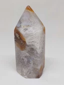 Kalsedon & Akik Druze Taşı Koleksiyonluk Piramit Uçlu (52990) thumbnail 3