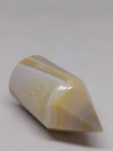 Kalsedon Taşı Kristalize Koleksiyonluk Piramit Uçlu (52998) - 7