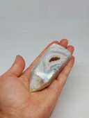 Kalsedon & Akik Druze Taşı Koleksiyonluk Piramit Uçlu (52972) thumbnail 1