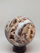 Kalsedon Akik Druze Koleksiyonluk Küre - 1800gram (52958) thumbnail 8