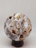 Kalsedon Akik Druze Koleksiyonluk Küre - 1800gram (52958) thumbnail 5