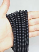 Oniks Taşı Rondela Kesim 4.5x7.5mm Mat Dizi (52948) thumbnail 2