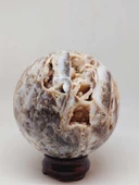 Kalsedon Akik Druze Koleksiyonluk Küre - 1800gram (52958) thumbnail 2