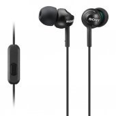 Sony MDR-EX110AP Mikrofonlu Kulaklık SİYAH - 1