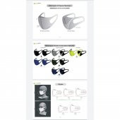 Blacskpade Yıkanabilir Maske -Siyah - 90021 - 5