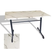 Halley Werzalit Mutfak Masası 80x140 (ESB) - Afyon Mermer - 1