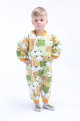 Ayıcık Desen Çocuk Uyku Tulumu Yeşil Uyku Tulum - 1