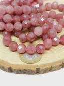 Çilek Kuvars Taşı Royal Quality Faset Kesim Dizi 10mm (52922) thumbnail 2