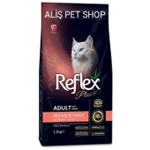 Plus Somonlu Tüy Sağlığı Için Yetişkin Kedi Maması 1,5 Kg - 1