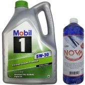 Mobil 1 ESP 5W-30 Tam Sentetik Motor Yağı 5 Litre + Cam Suyu 1 L - 1