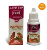 Kuşlar Için Multivitamin Ve Aminoasit Takviyesi 30ml X 20 Adet - 1