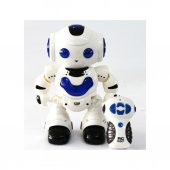 Farbu Oyuncak Uzaktan Kumandalı Işıklı Müzikli Dans Eden Akıllı Robot  Mavi A7367-J608-2 - 2