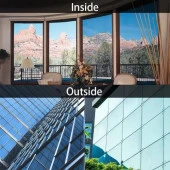 HYUNDAİ İ10 - İ20 - İ30 İX20 Aynalı Cam Filmi Siyah 6 Metre x 50 cm Aparatlı thumbnail 2