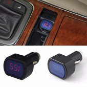 Araç Akü Dijital Volt Ölçer Voltmetre - 4