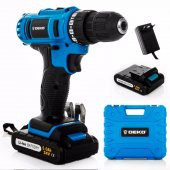 Deko Blue 24 V 5 Ah Li-ion Çift Akülü Şarjlı Vidalama Matkap - 3