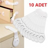 Havana 10 ADET Bebek Çocuk Güvenlik Dolap ve Çekmece Kilidi - 1