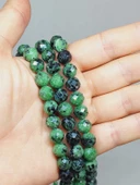 Anyolit (Rubizoit- Rubyzoisit) Taşı Royal Quality Faset Kesim Dizi 10mm (52910) thumbnail 1