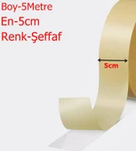 Geçici montaj bandı Çıkarılabilir Pet Kumaş Kauçuk Bazlı Yapışkan Sistemi 50mmx5mt - 1