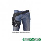 HSGL BEL VE BACAK BAĞLANTILI AYARLANABİLİR SİYAH ÇANTA - 3