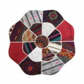 Kırkyama Çiçek Desen Kilim Orta Halısı 150x150 cm XHE0053 - 1