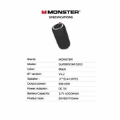 Monster Superstar S310 Tasinabilir Kablosuz Hoparlör 30W - 5
