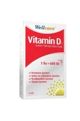 Wellcare Vitamin D3 600 Iu 5ml thumbnail 2