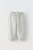 Pamuklu Jogger Şardonlu 3 iplik Eşofman Alt MNK0645 thumbnail 4