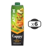 Cappy Atom Meyve Suyu 1 Lt x 6 Adet - 1