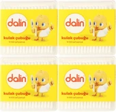 Dalin Kulak Çubuğu 100 Adet (4 Lü Set) - 1