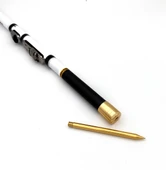 Valkyrie Kazıklı 3 Metre Karbon Fiber Balık Olta Kamış - 9 Boğum 9 Halka Teleskopik - - 3